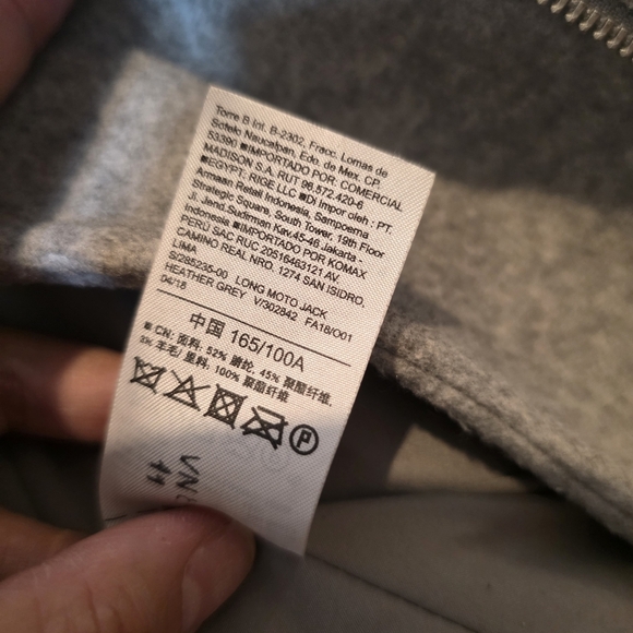 ⭐️40% Off⭐️ Old Navy Long Soft-Brushed Moto Coat in Heather Grey - Picture 12 of 12